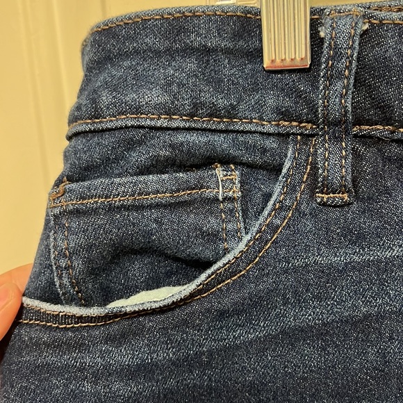 Plus Size Distressed Jean Shorts 18w Ava & Viv - Picture 3 of 10